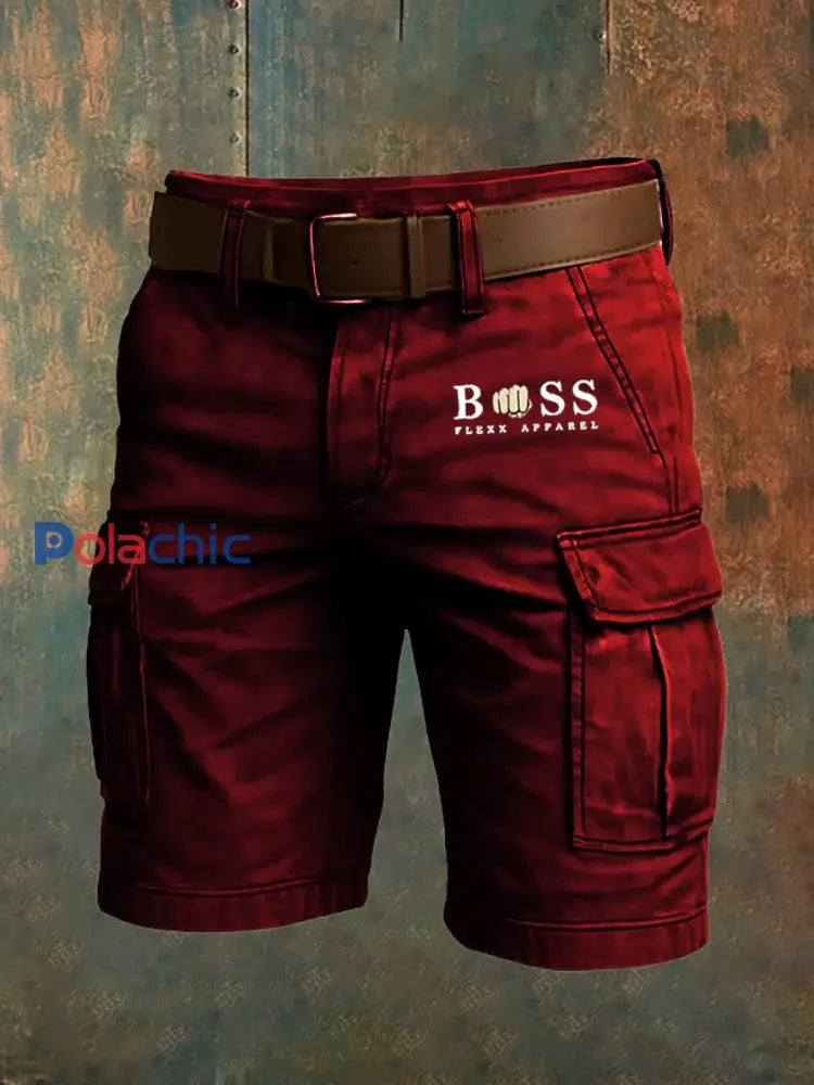 Short rétro bxss motif décontracté pour hommes B / S