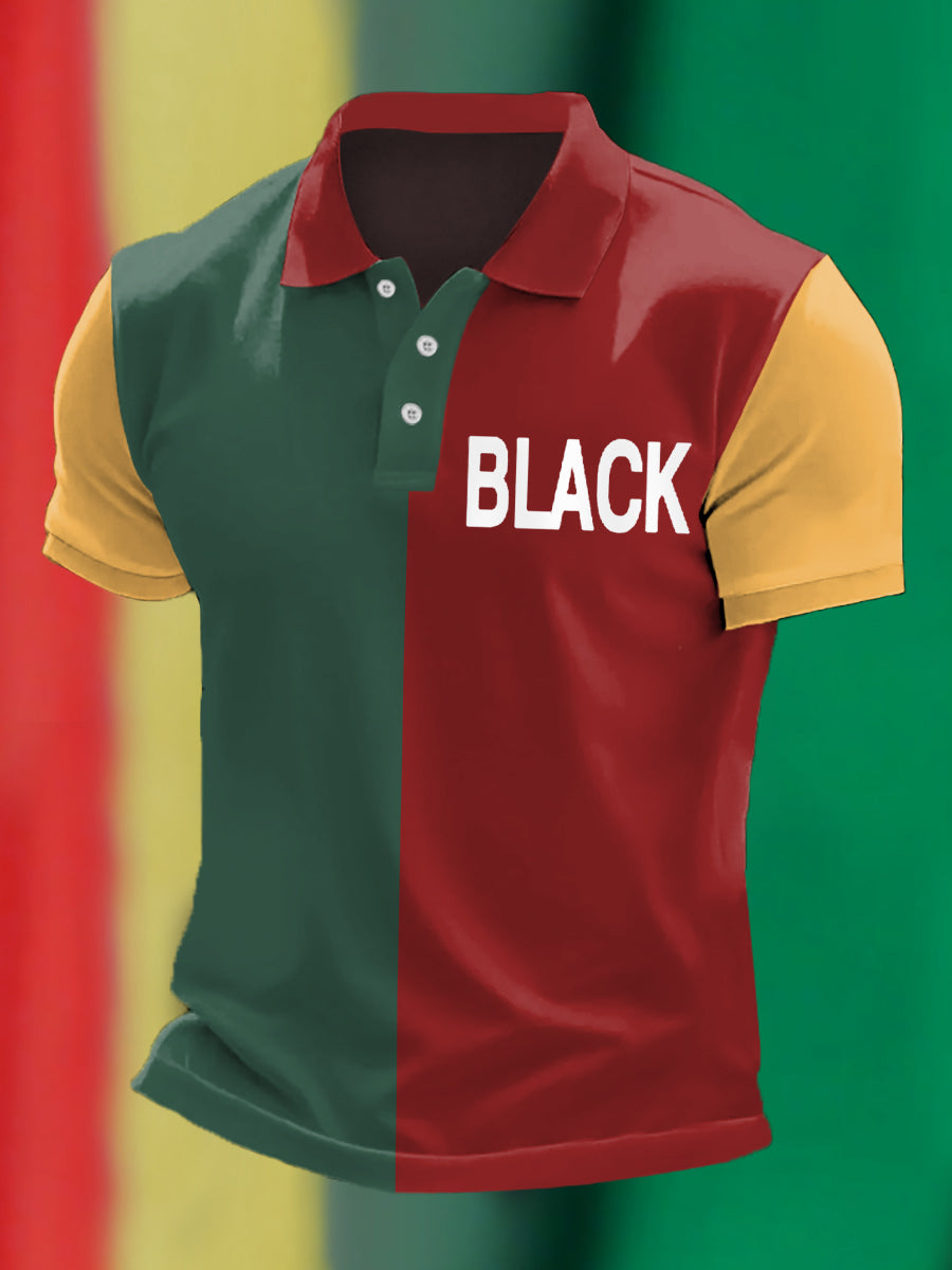 Juneteenth 1865 Polo décontracté pour hommes