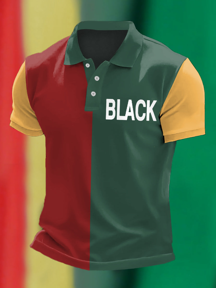 Juneteenth 1865 Polo décontracté pour hommes