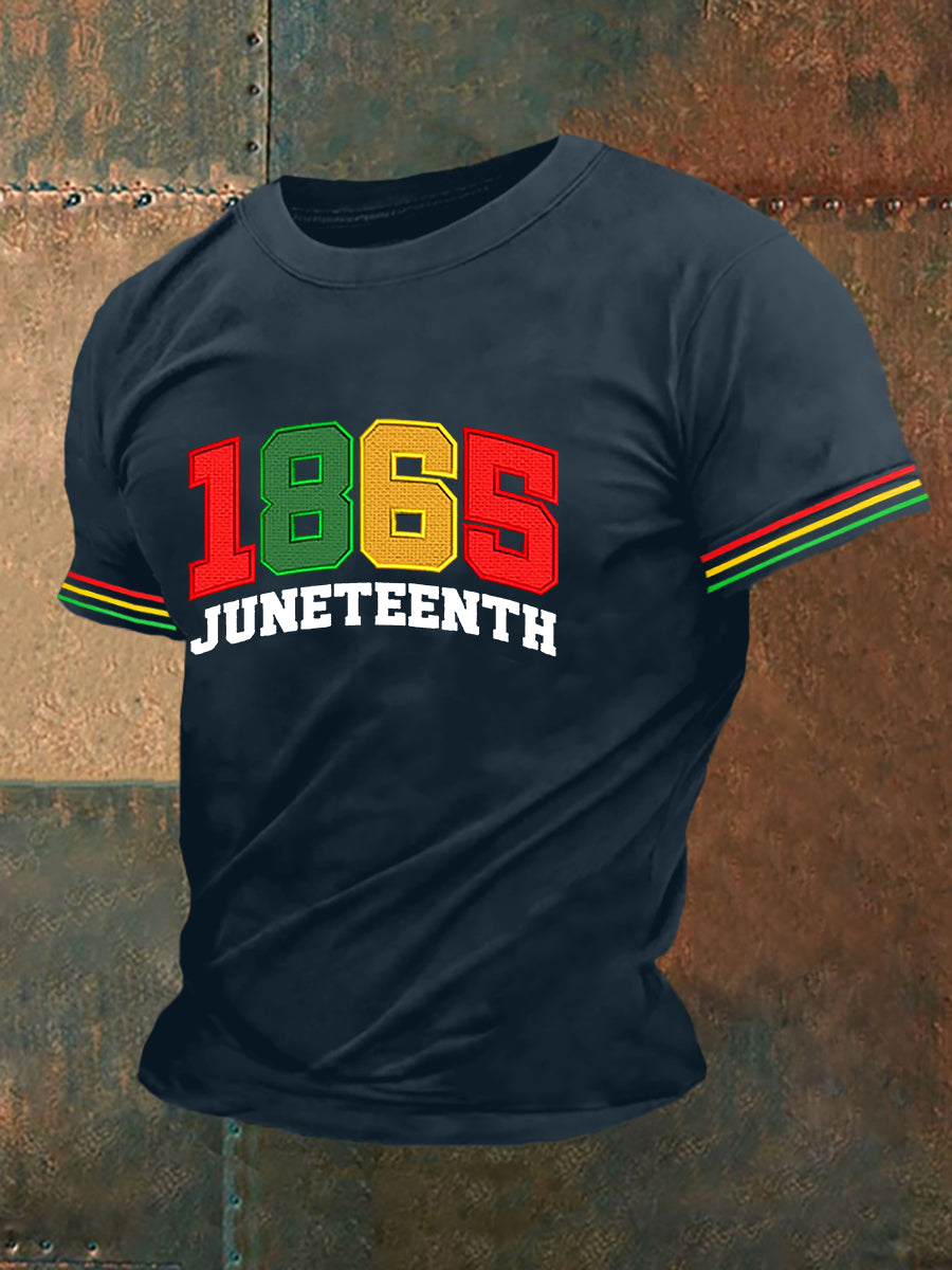 T-shirt ras du cou imprimé 1865 pour hommes