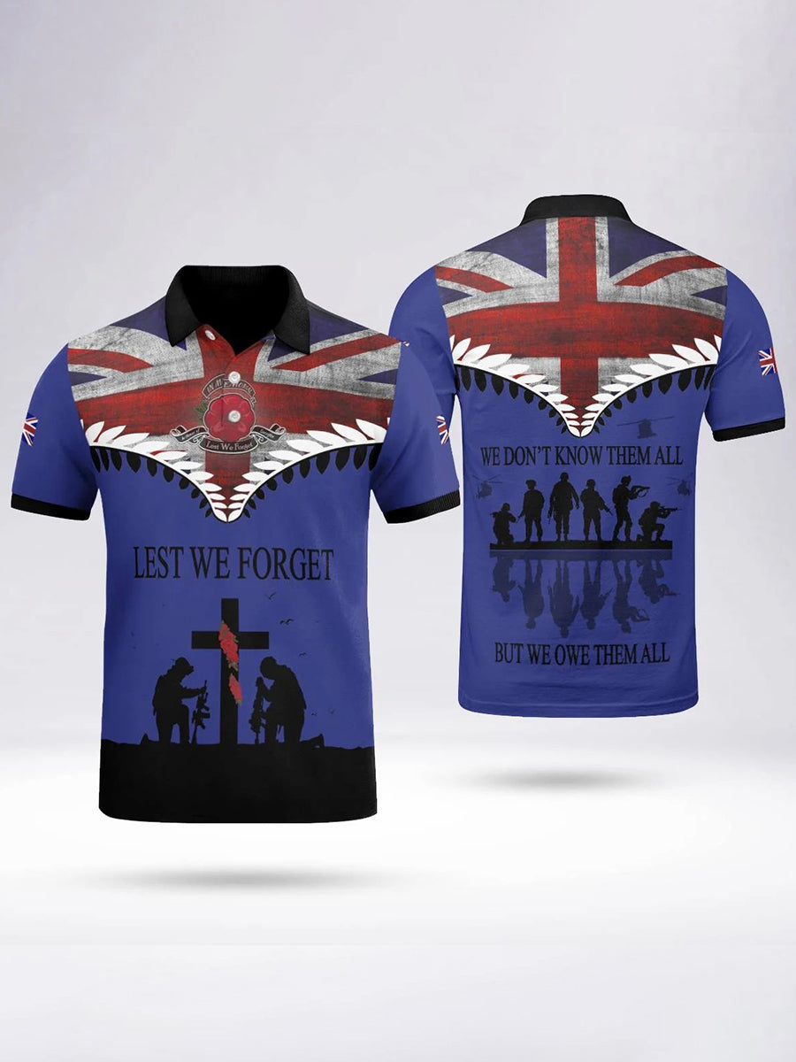 Polo à manches courtes LEST WE FORGET pour homme