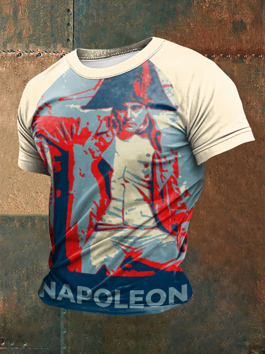 T-shirt imprimé à manches courtes Grande Armée Napoléon Homme