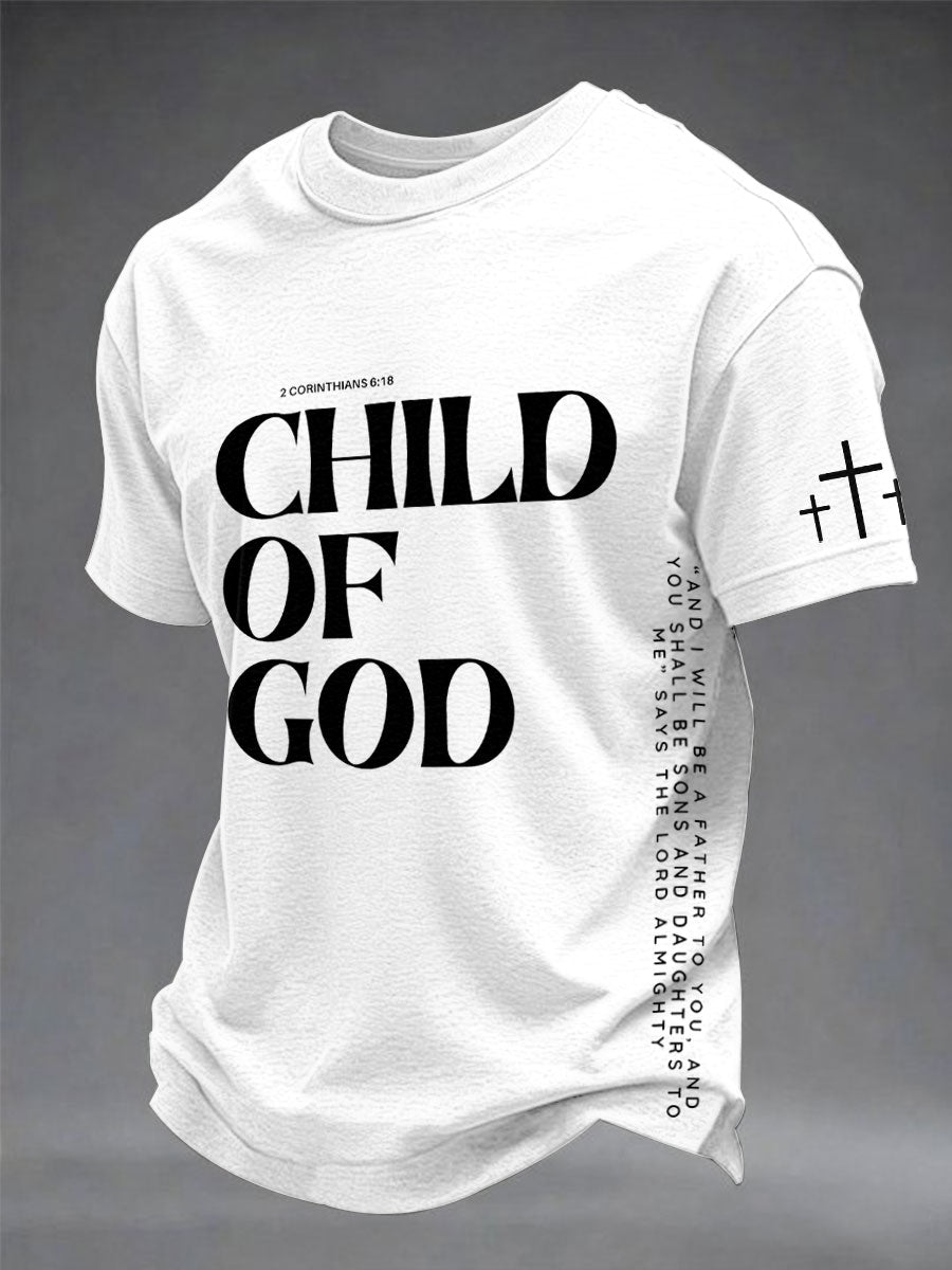 T-shirts 'Enfant de Dieu' pour hommes