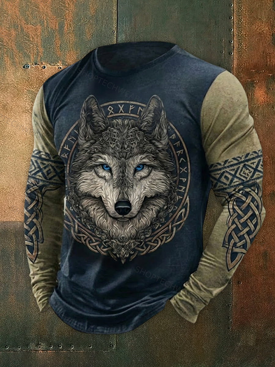 T-shirt Viking à manches longues Homme