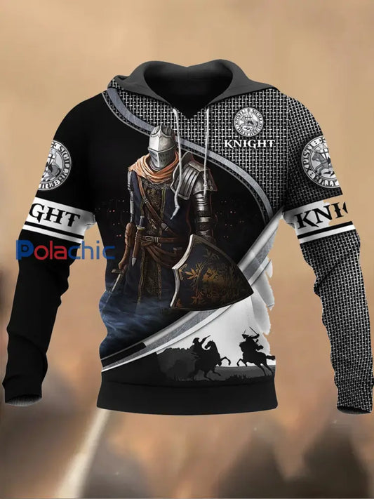 Sweat-shirt décontracté imprimé rétro pour hommes B / M