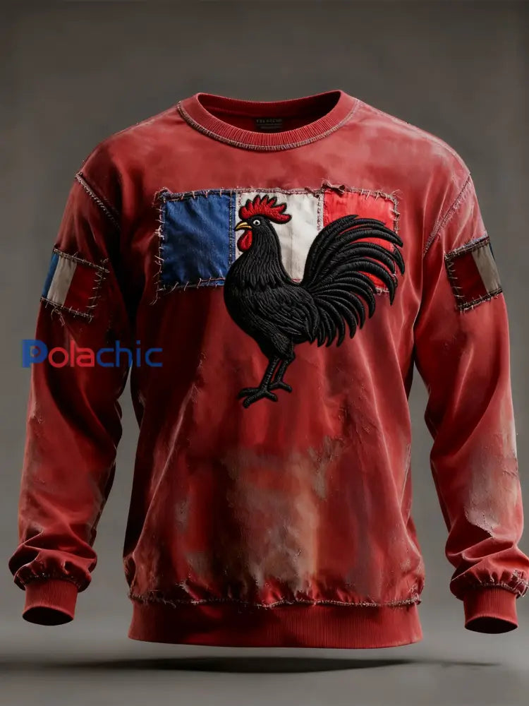 Sweat-shirt Homme Drapeau Français comme image / S