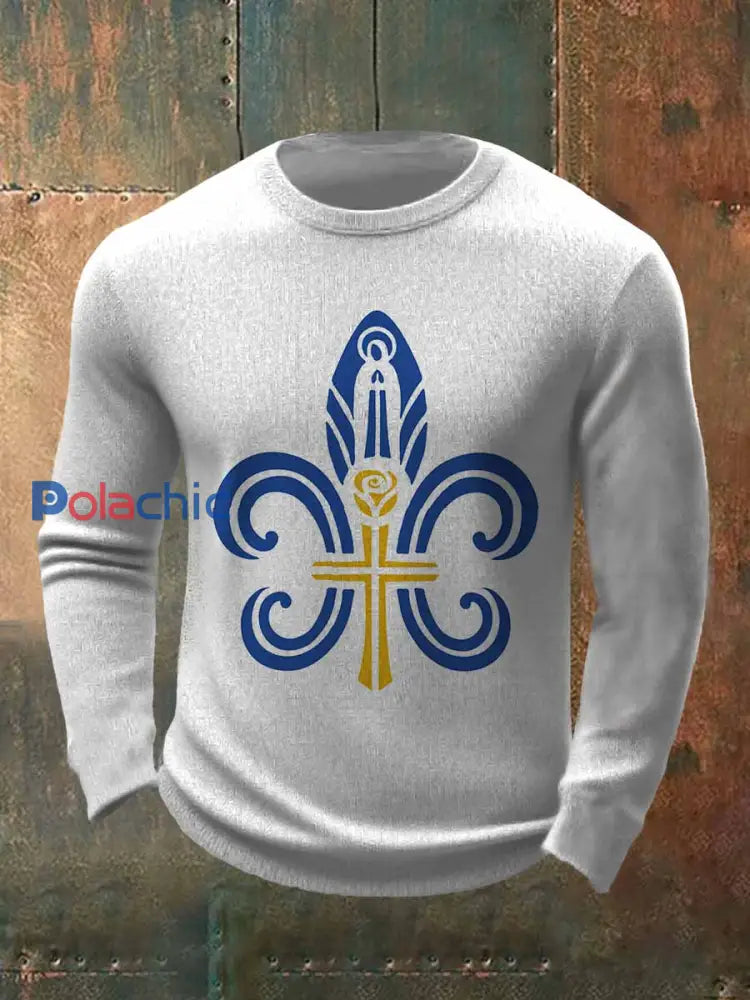 Sweatshirt Décontracté À Imprimé Graphique Rétro Français comme image / S