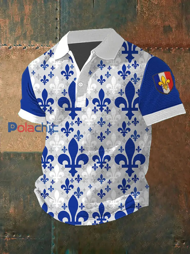T-shirt à manches courtes France La Fleur de Lys Homme Bleu / S