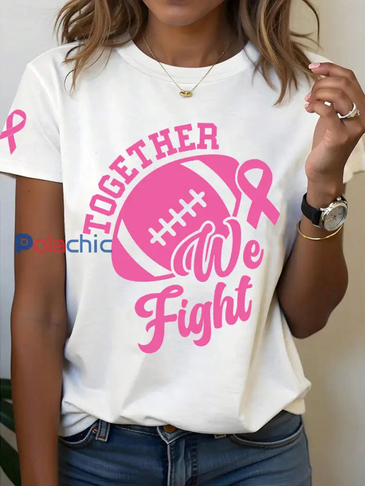 T-shirt à manches courtes Iron On Femme blanc / S