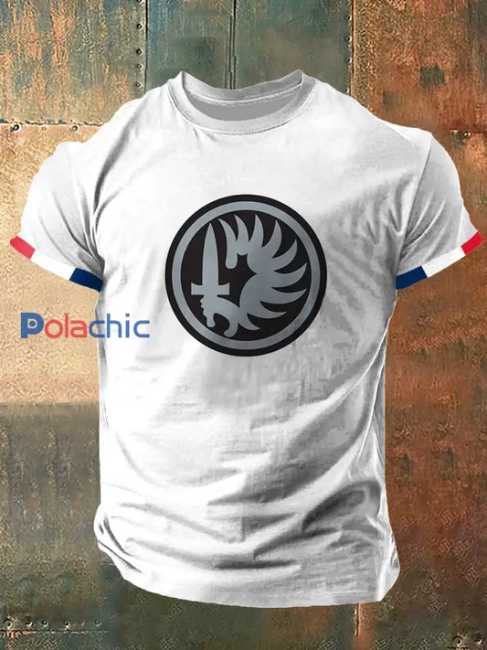 T-shirt à manches courtes Legion Print Vintage Fashion pour hommes Blanc / S