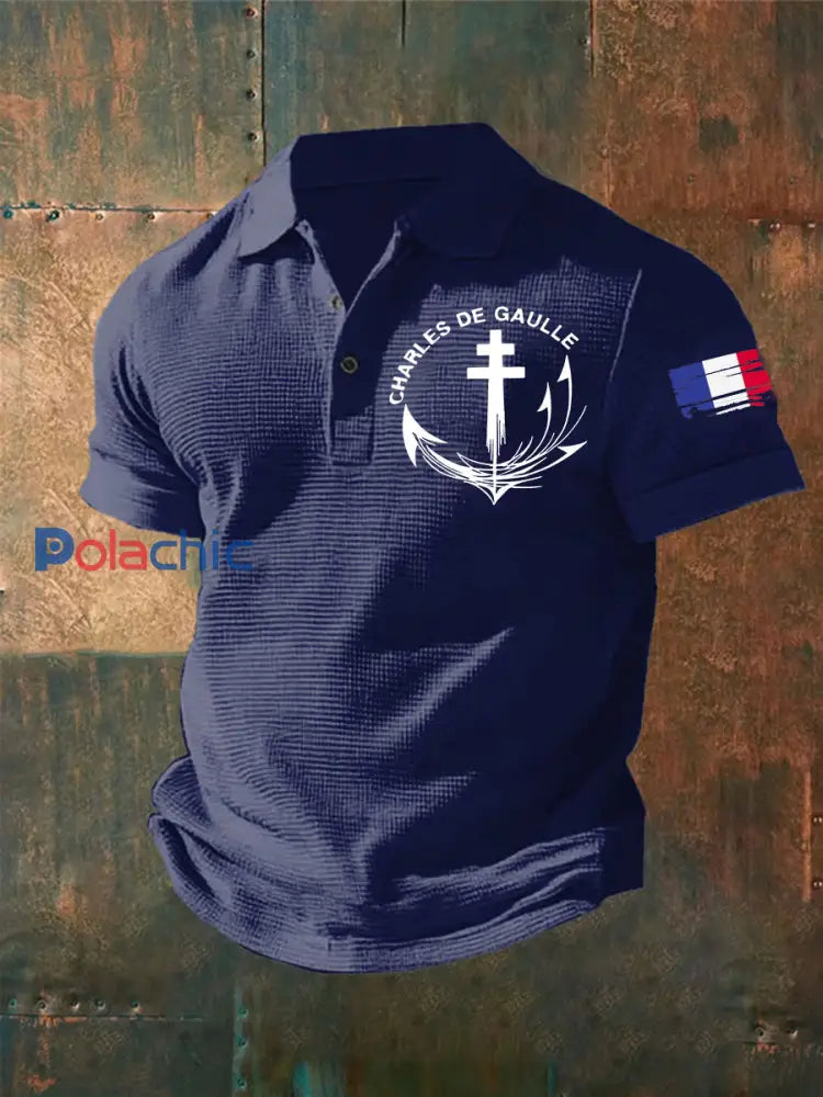 T-shirt à manches courtes Marine Nationale De Gaulle R91 Homme Bleu Marine / S