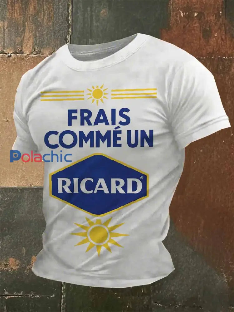 T-Shirt À Manches Courtes Pour Homme Richard comme image / S