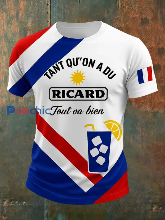 T-shirt à manches courtes Ricard Homme A / S
