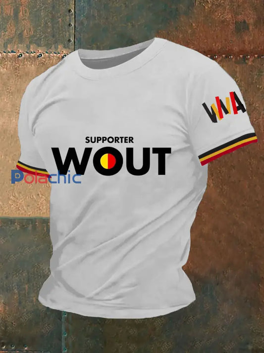 T-shirt à manches courtes Supporter Wout Homme Blanc / S