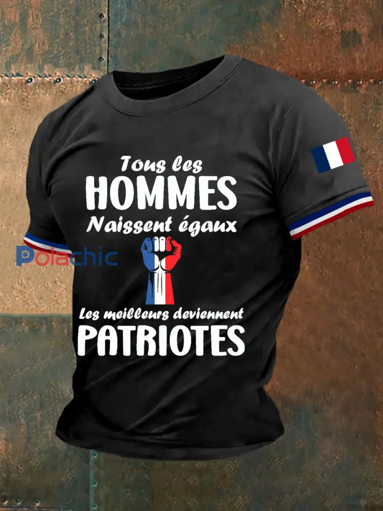 T shirt à manches courtes Tons Les Hommes Nissons Aganx Homme Noir / S