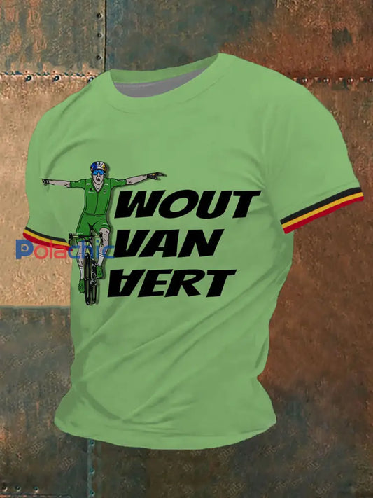 T-shirt à manches courtes Tour De France Wout Homme Vert Clair / S