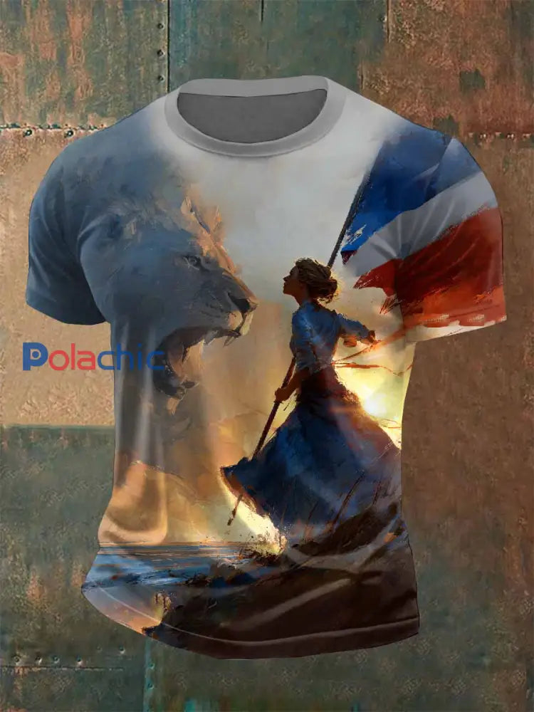 T-Shirt À Manches Courtes Vintage Marianna Pour Homme comme image / S