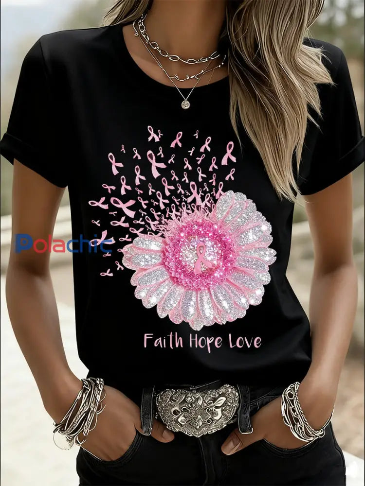 T-shirt commémoratif imprimé animal à paillettes pour femmes A / S