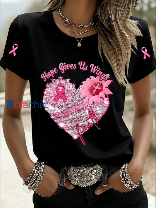 T-shirt commémoratif imprimé animal à paillettes pour femmes A / S