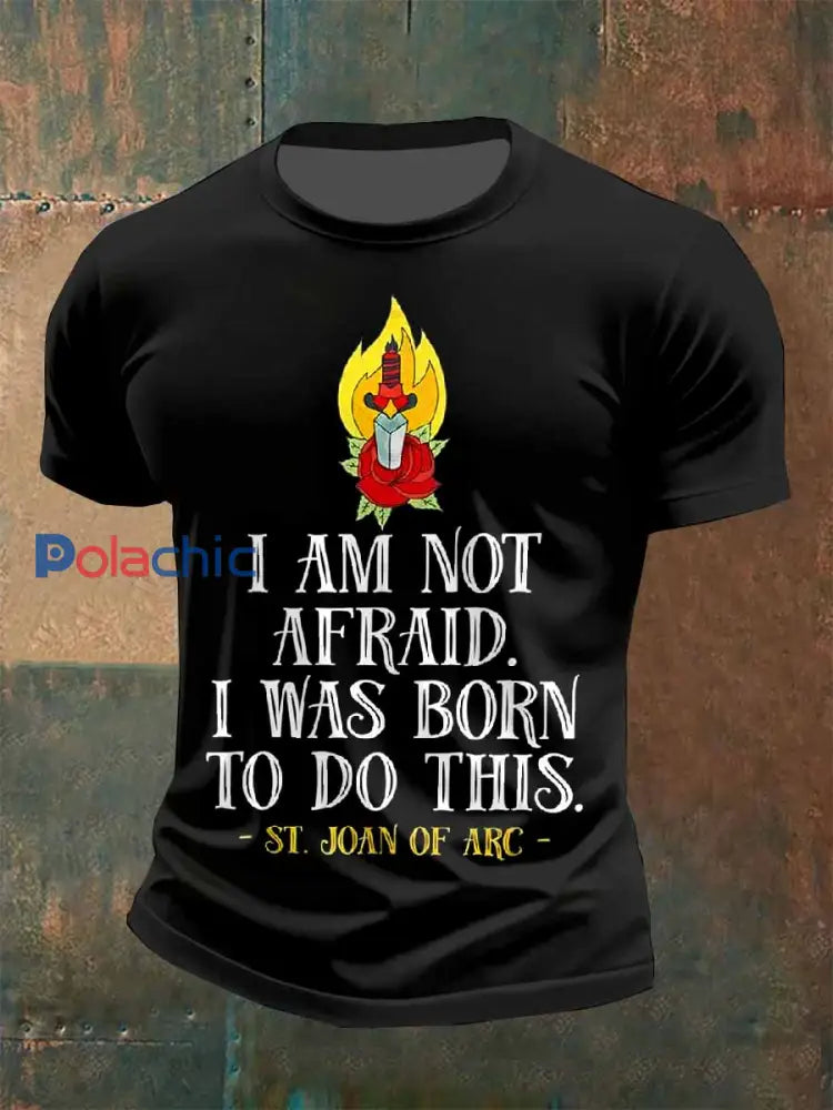 T-Shirt Décontracté À Motif Joan Of Arc Vintage comme image / S