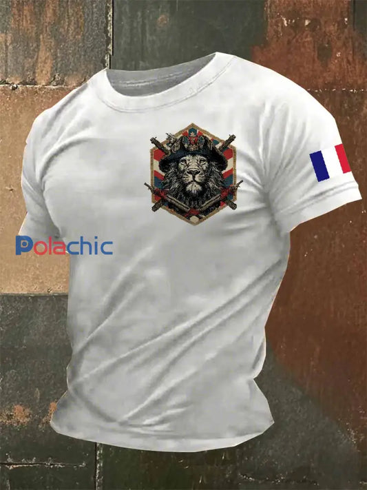 T-Shirt Décontracté Imprimé Vintage comme image / S