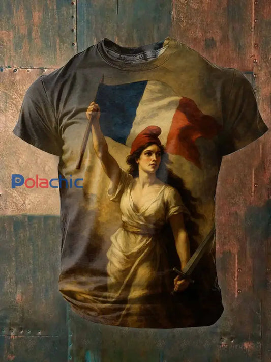 T Shirt Décontracté Vintage Mariana Imprimé comme image / S