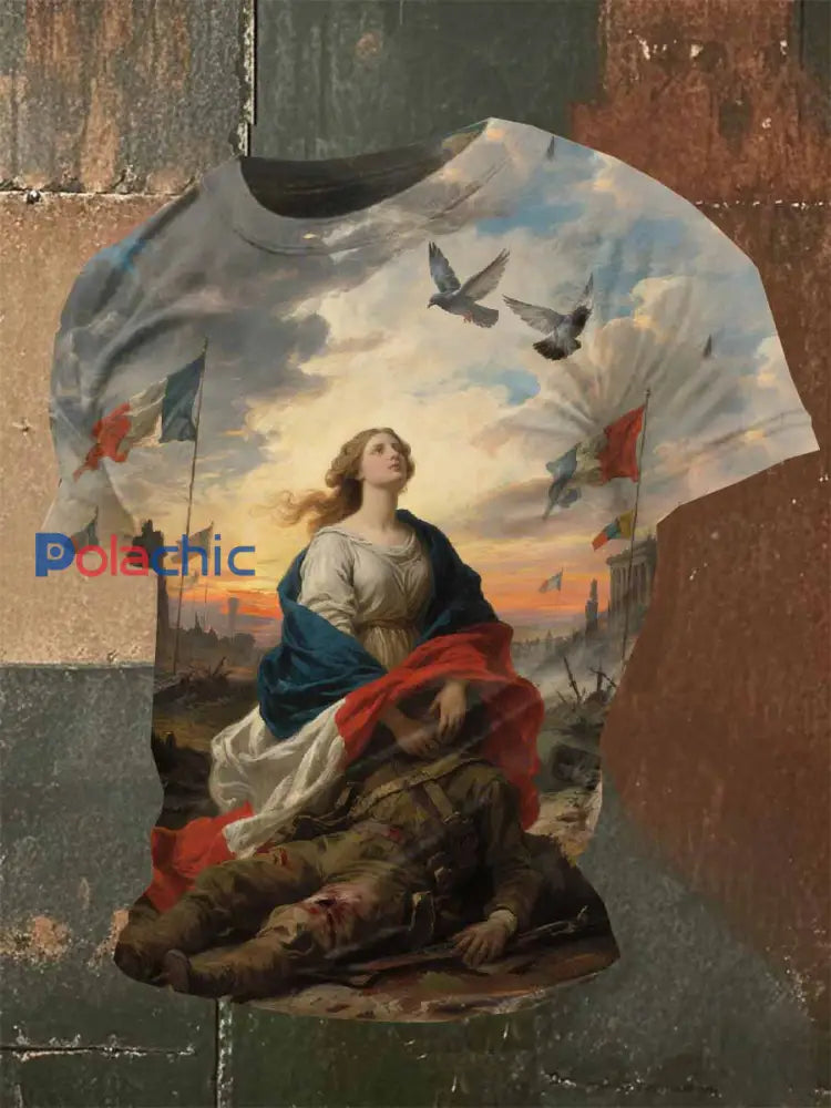 T Shirt Décontracté Vintage Mariana Imprimé comme image / S