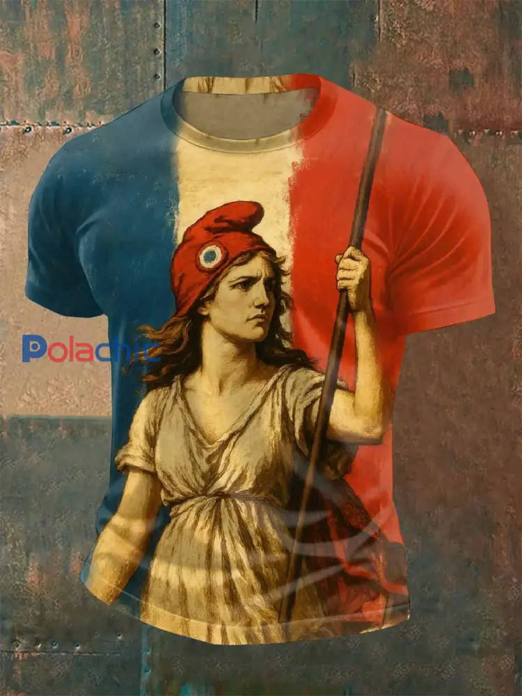 T Shirt Décontracté Vintage Mariana Imprimé comme image / S