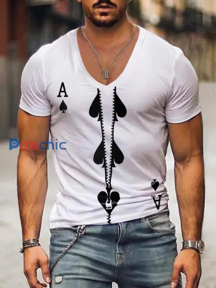 T-Shirt Homme Texas Hold’em Inspired Art Print Image 1 / S