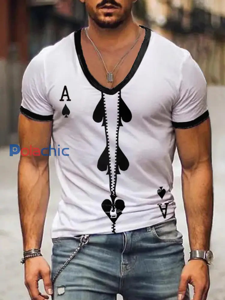 T-Shirt Homme Texas Hold’em Inspired Art Print Image 2 / S