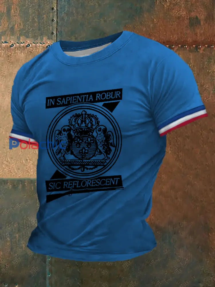 T-shirt imprimé à manches courtes Chouannerie Homme Bleu / S