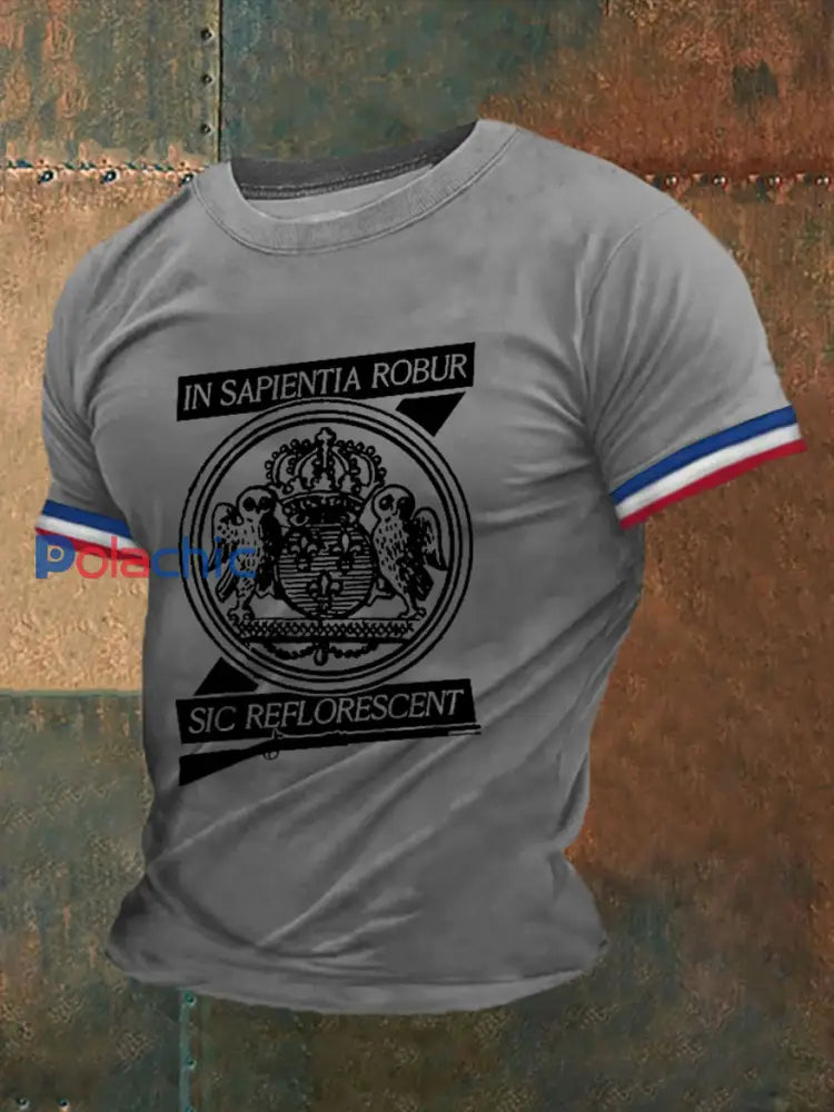 T-shirt imprimé à manches courtes Chouannerie Homme Gris clair / S