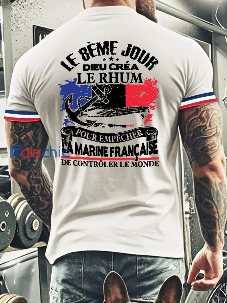 T shirt manches courtes France pour homme