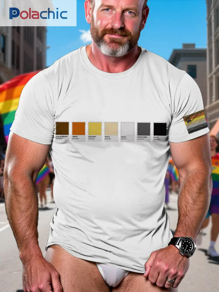 T-shirt Ours Homme Blanc / S