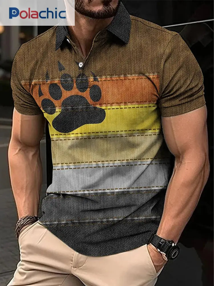 T-shirt Ours Homme comme image / S
