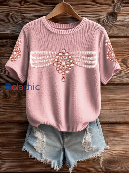 T Shirts Cancer du sein pour femmes Rose / S