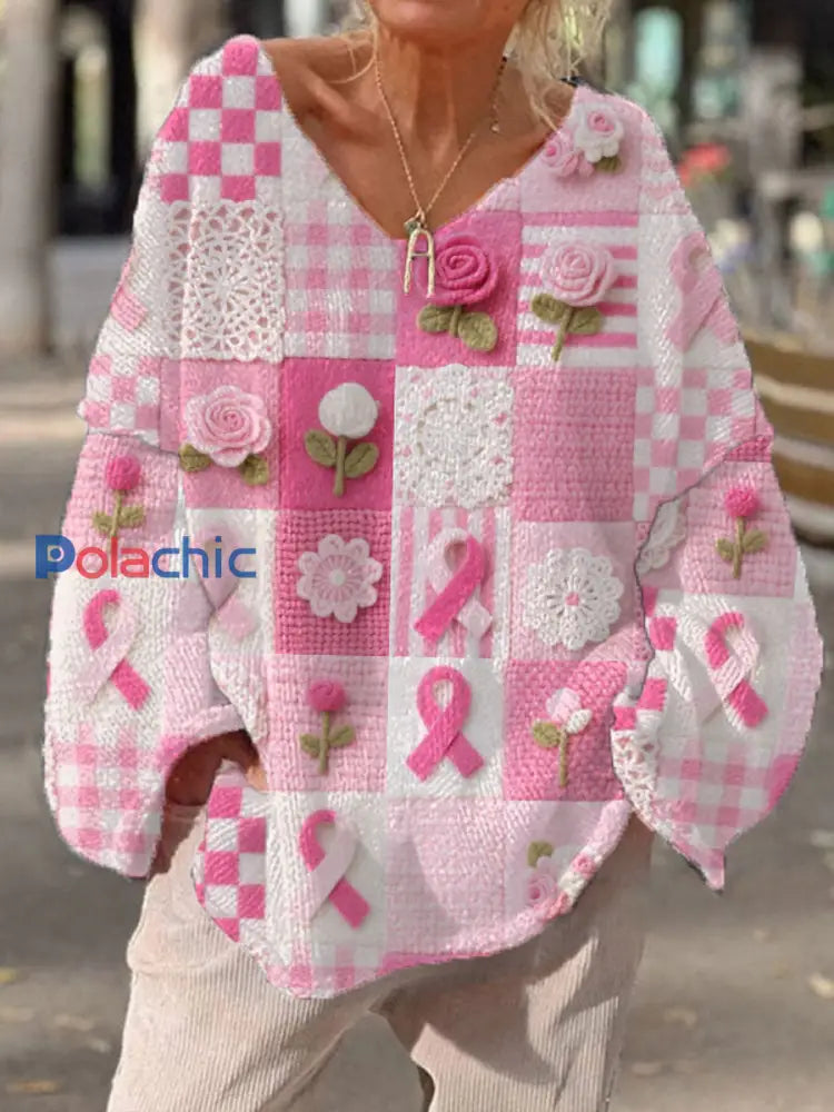 Top Décontracté Femme Rose Imprimé Floral Rose / S