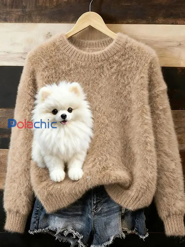 Top en flanelle décontracté à imprimé animal rétro pour femmes B / S