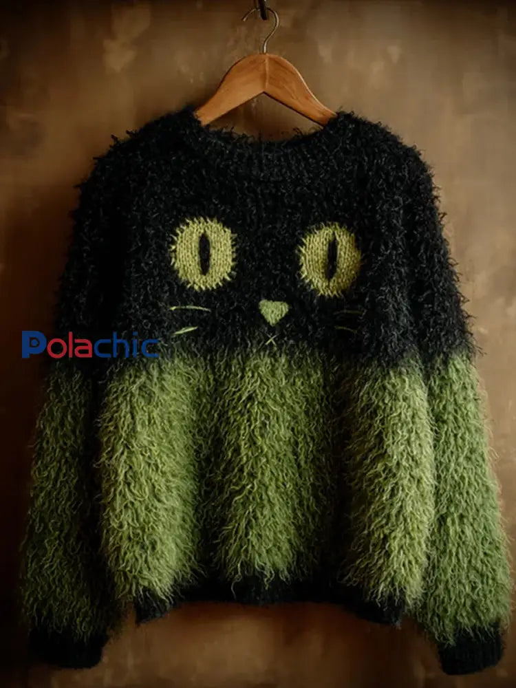 Top en flanelle décontracté à imprimé animal rétro pour femmes A / S