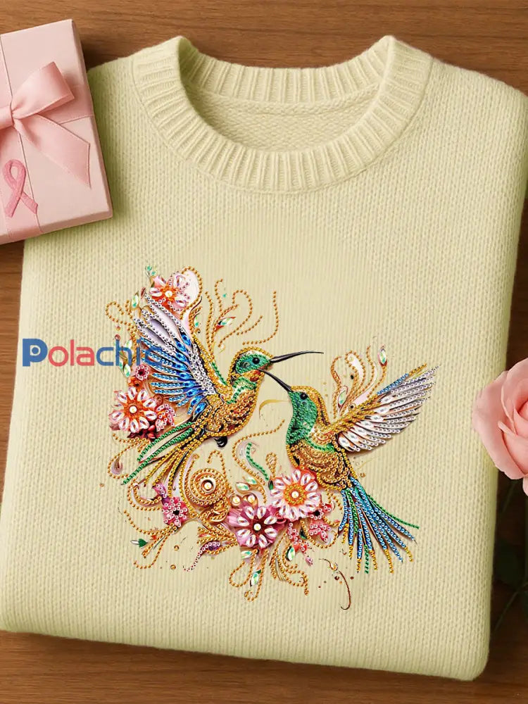 Top en tricot confortable à imprimé animal en feutre pour femmes A / S
