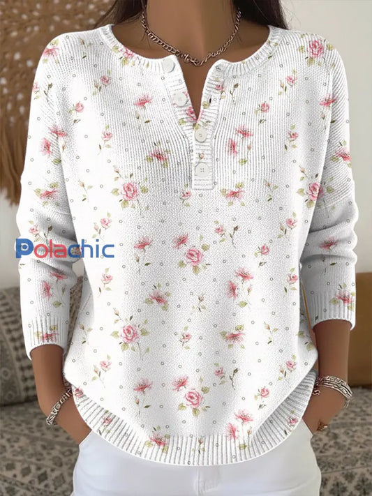 Top Femme Rose Cancer Du Sein En Tricot comme image / S