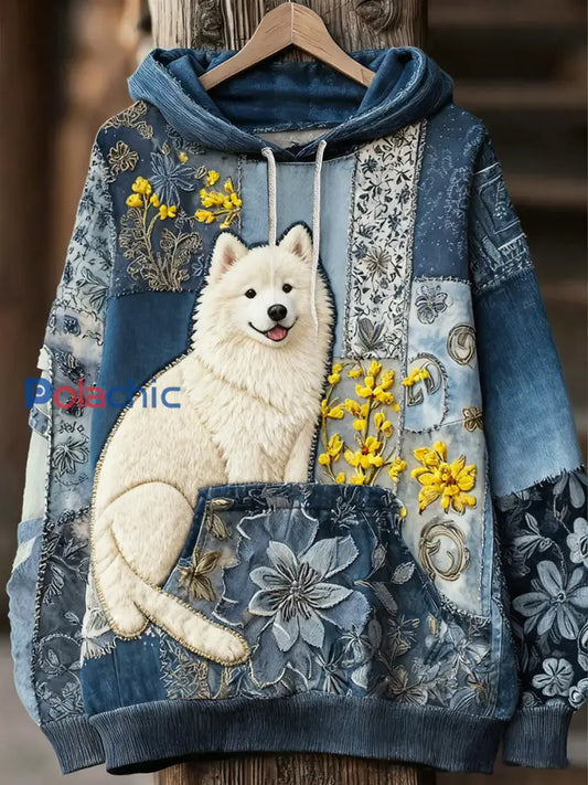 Unisexe Animal Art Print Casual Vintage Hoodie A / S