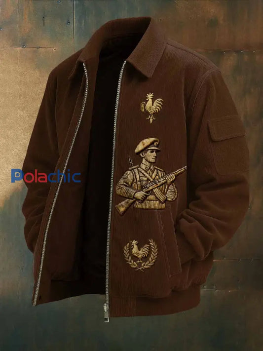 Veste À Imprimé Légion Étrangère Française Vintage comme image / S