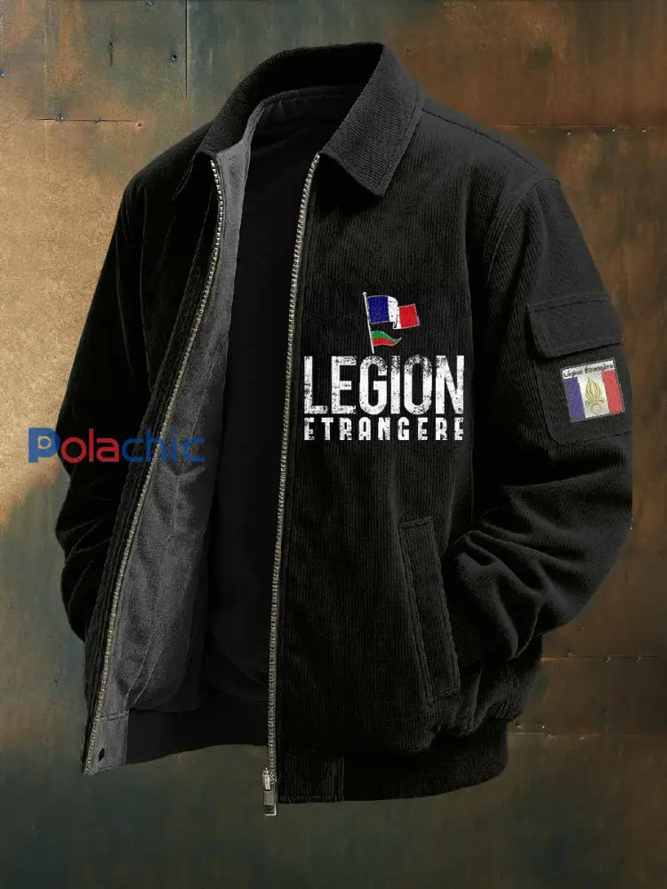 Veste À Imprimé Légion Étrangère Française Vintage comme image / S