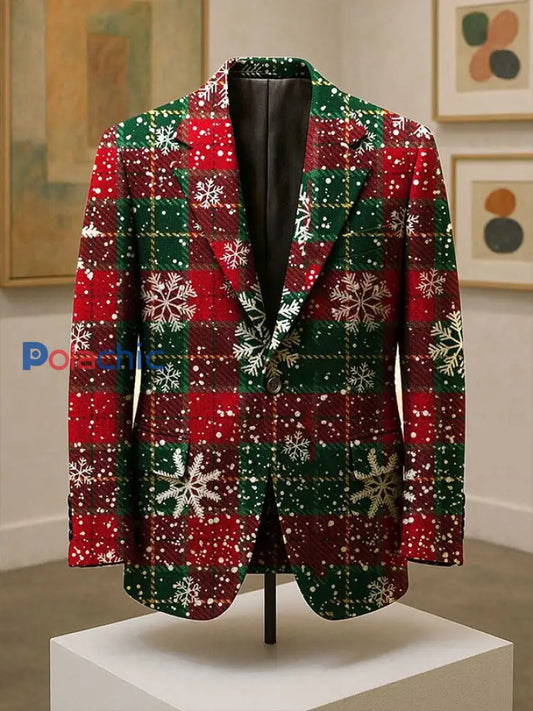 Veste imprimée d’art de Noël pour hommes comme image / S