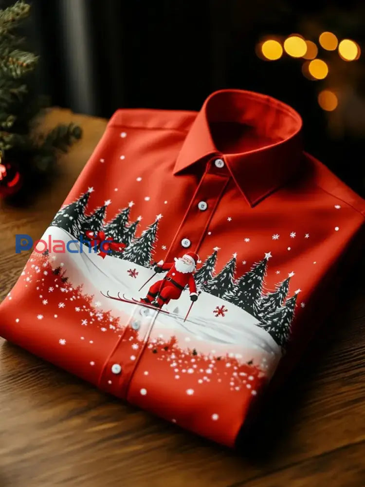 Arbre de Noël de luxe pour hommes de Noël et chemise à manches longues de renne de Noël A / S