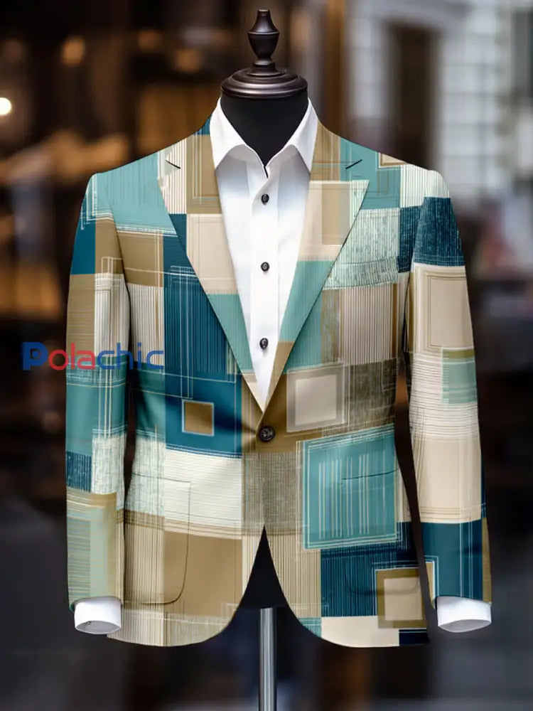 Blazer décontracté vintage pour hommes A / S