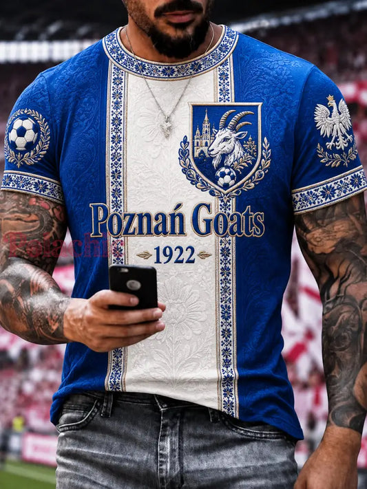 Błękitny i biały blask · Klasyczny t-shirt „Pod niebem” - Jak na zdjęciu / S