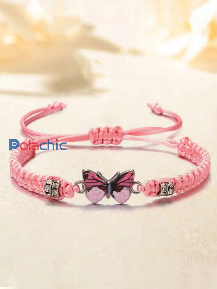 Bracelet cancer du sein pour femme Rose / ONE