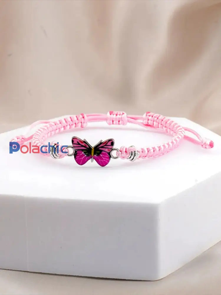 Bracelet cancer du sein pour femme Rose / ONE